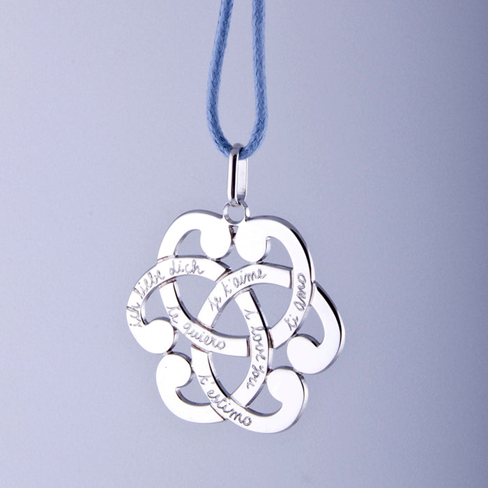 Collar Yasmina plata cordón Personalizado HOPS regalo para mujeres