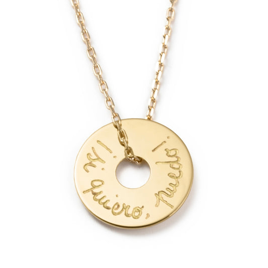 Collar Diana 2cm cadena Personalizado HOPS regalo para mujeres y adolescentes. Regalo para profesor