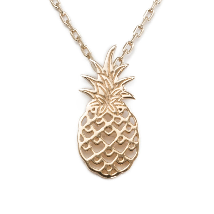Collar Piña oro cadena Personalizado HOPS regalo para adolescentes