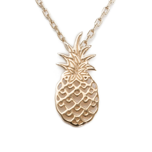 Collar Piña oro cadena Personalizado HOPS regalo para adolescentes