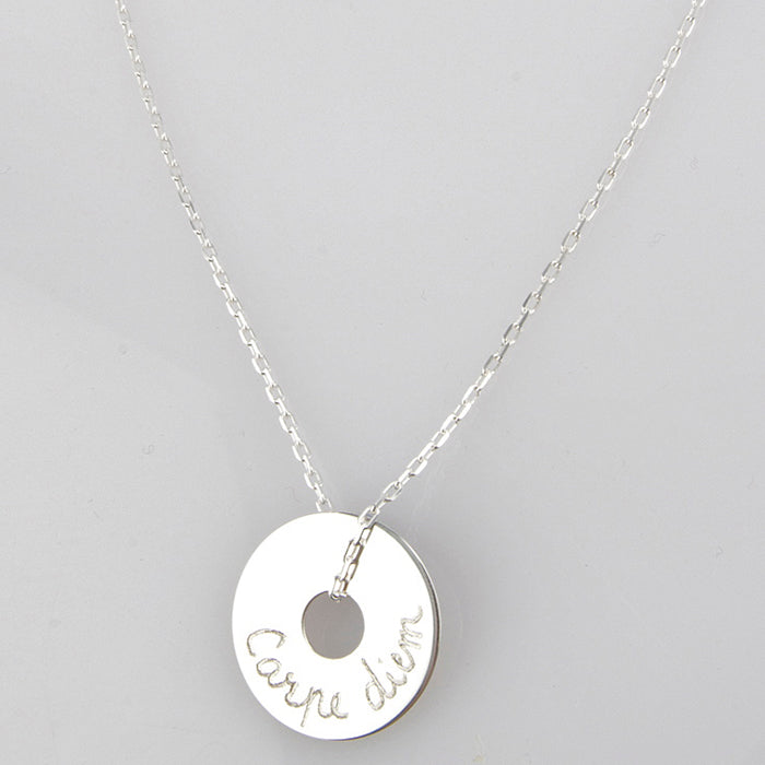 Collar Diana 2cm plata cadena Personalizado HOPS regalo para mujeres niños sdolescentes