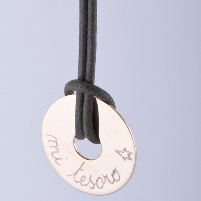Collar Diana 2cm oro cordón Personalizado HOPS regalo para niños adsolescentes