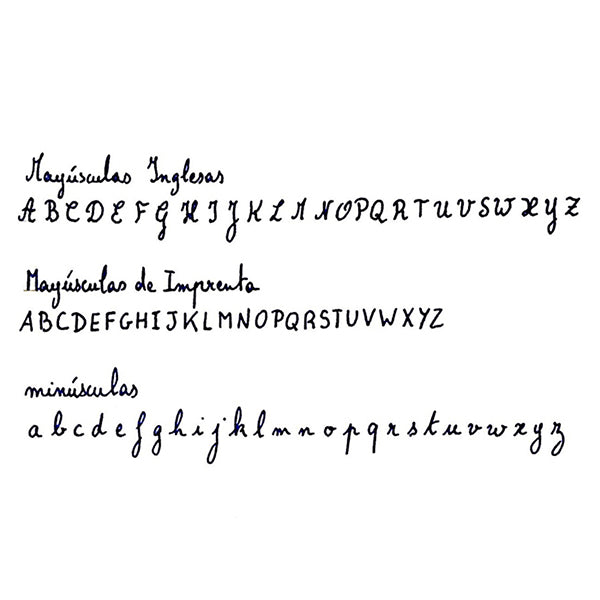 Tipo letra para grabado personalizado HOPS