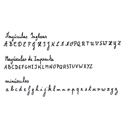 Tipo letra para grabado personalizado HOPS