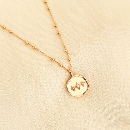 Collar Trinity con cadena bolitas Personalizado HOPS regalo para mujeres y adolescentes