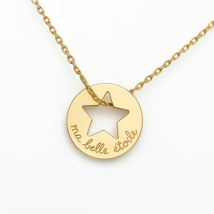 Collar Diana Estrella oro cadena Personalizado HOPS regalo para mujeres y adolescentes
