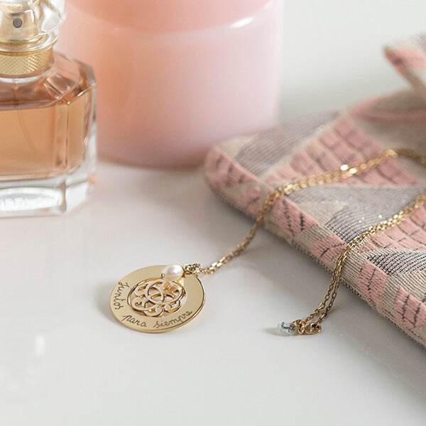 Collar Yasmina Real  pequeña oro cadena Personalizado HOPS