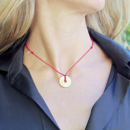 Collar Diana Sol cordón 1mm Personalizado HOPS regalo para mujeres y adolescentes