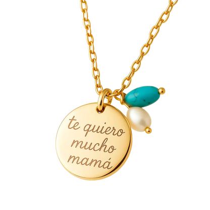 Collar personalizable Sidonie y piedras preciosas