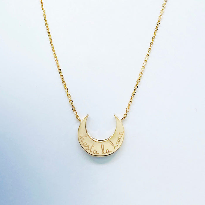 Collar Luna cadena Personalizado HOPS regalo para mujeres y adolescentes