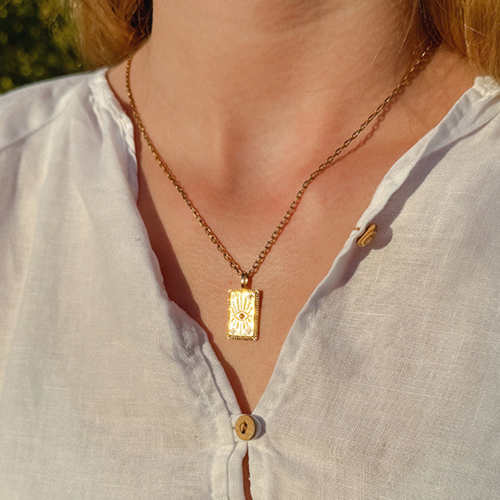 Collar Tarot cadena 42cm Personalizado HOPS regalo para mujeres y adolescentes