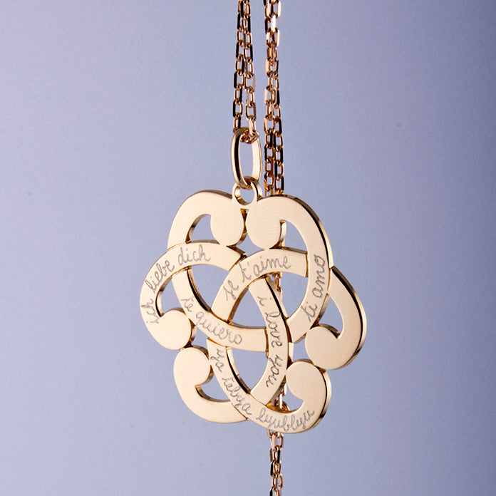 Collar Yasmina oro cadena Personalizado HOPS regalo para mujeres
