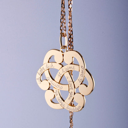 Collar Yasmina oro cadena Personalizado HOPS regalo para mujeres
