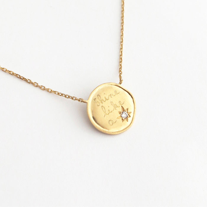 Collar Mi Diamante cadena PErsonalizado HOPS regalo para mujeres y adolescentes