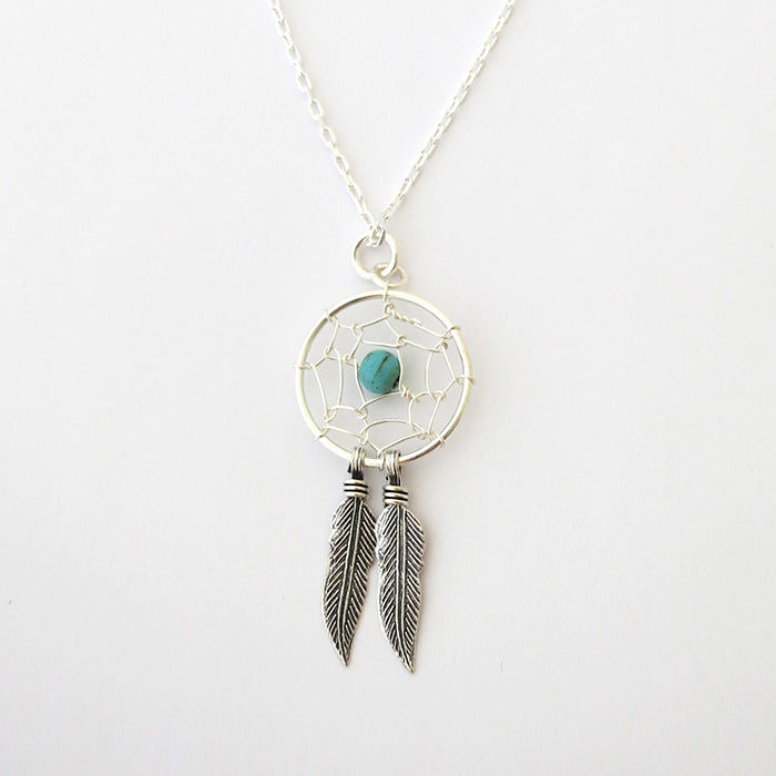 Collar Dream Catcher plata cadena Personalizado HOPS regalo para mujeres y adolescentes