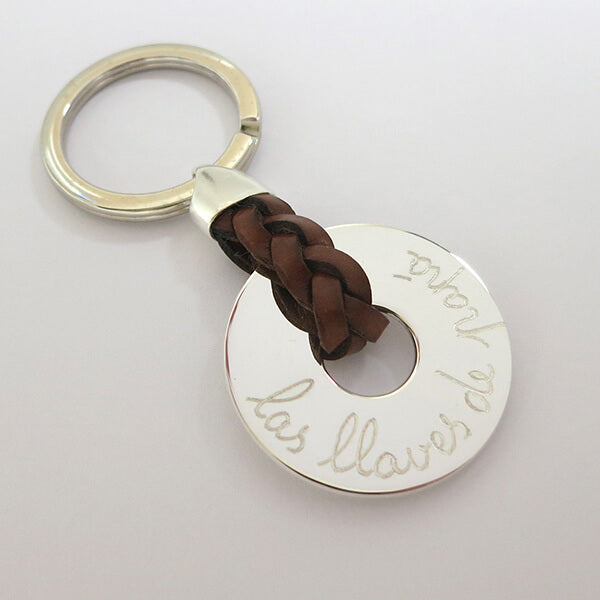 Llavero Diana 3cm Llavero original grabado para papas día del padre Personalizado HOPS