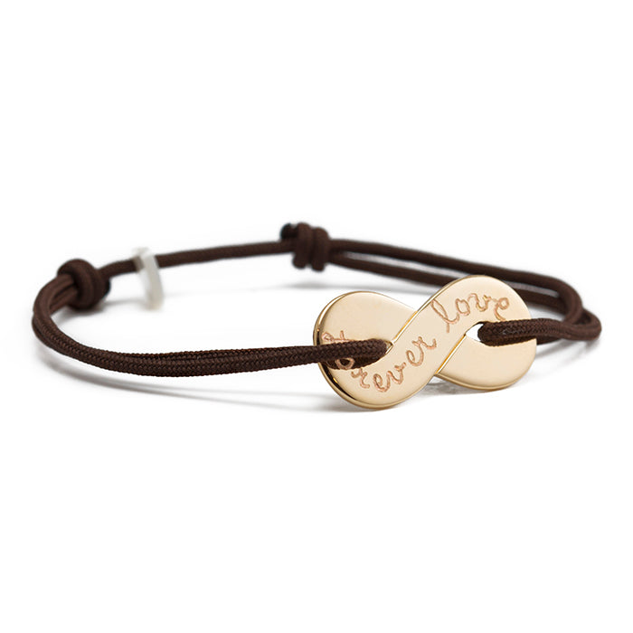 Pulsera Infinito oro Personalizado HOPS regalo para hombres y mujeres