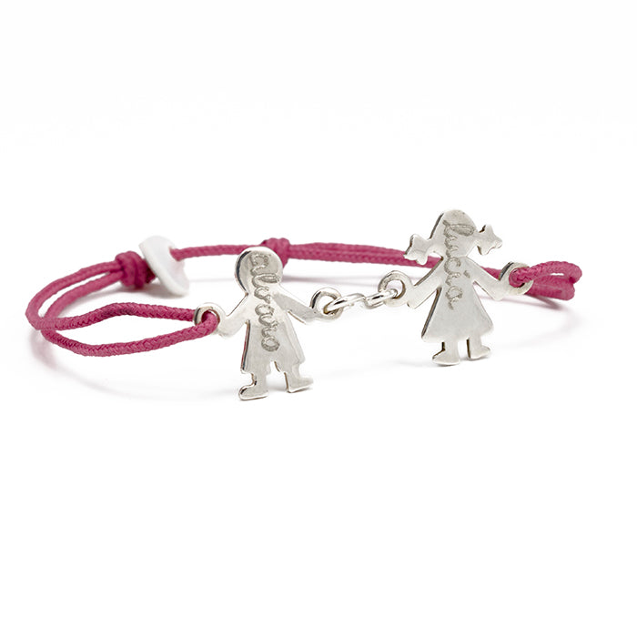 Pulsera Gordo Garda niño niña plata Personalizado HOPS regalo para mamá día de la madre