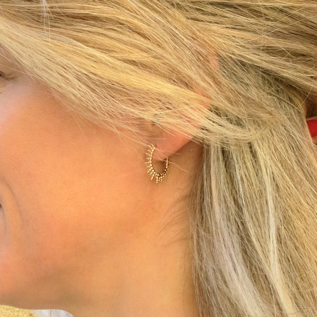 Pendientes Aros Sol regalo para mujeres y adolescentes HOPS