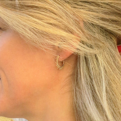 Pendientes Aros Sol regalo para mujeres y adolescentes HOPS