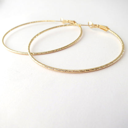 Pendientes Aros Luminosos oro regalo para mujer y adolescentes HOPS