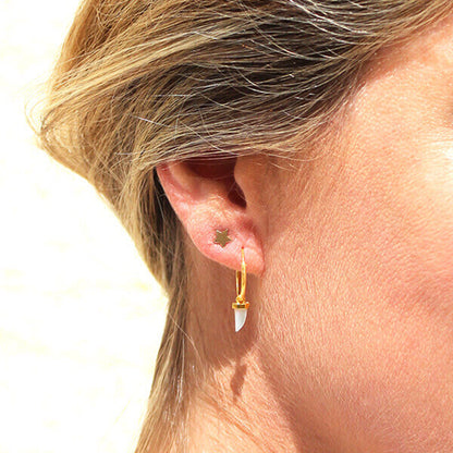 Pendientes Estrella pequeñas oro HOPS regalo para mujeres niñas adolescentes