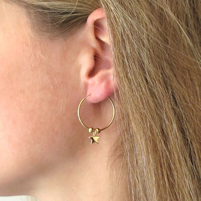 Pendientes Mini Estrellas HOPS regalo para mujeres adolescentes