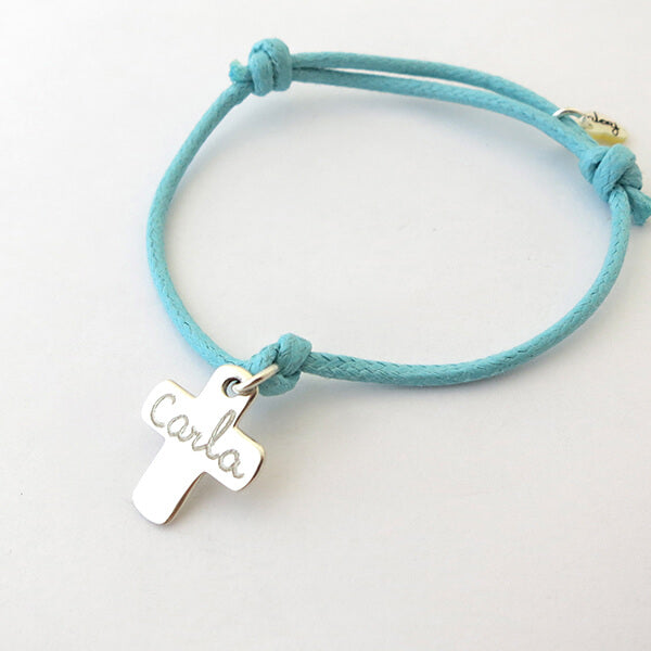 Pulsera Cruz oro Personalizada HOPS