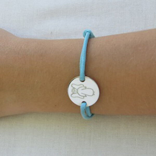 Pulsera Hector Grabado Personalizado cordón HOPS