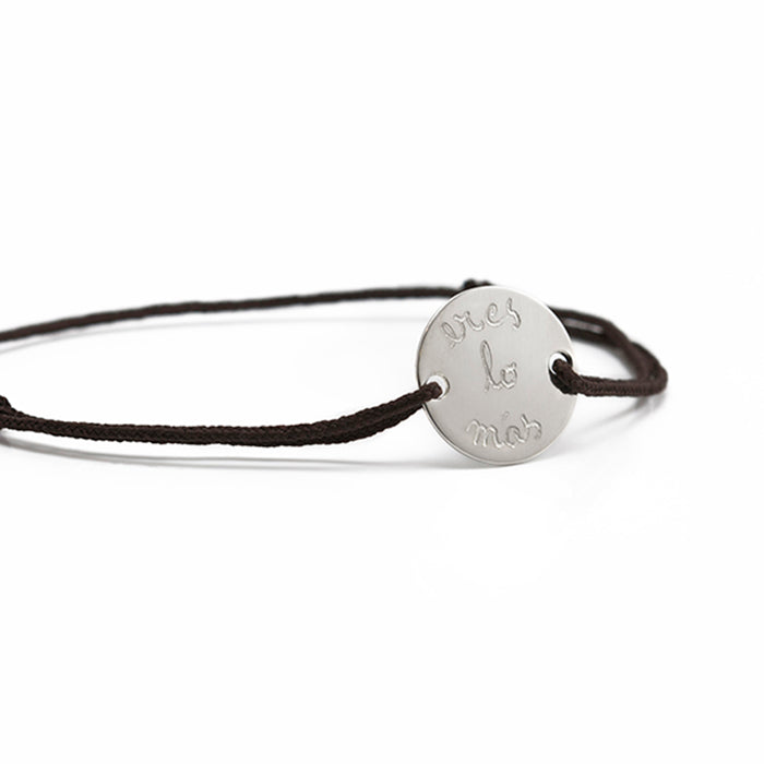 Pulsera Mini Hector plata cordón Personalizado HOPS regalo para niños y hombres