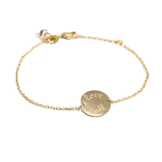 Pulsera Mini Hector cadena oro Personalizado HOPS regalo para mujeres y adolescentes