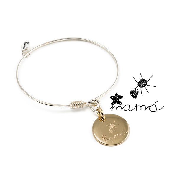 Pulsera Sidonie Redonda grabado Personalizado HOPS