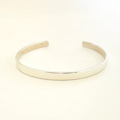 Pulsera Aro Plata para hombre Personalizado a grabar en el interior HOPS