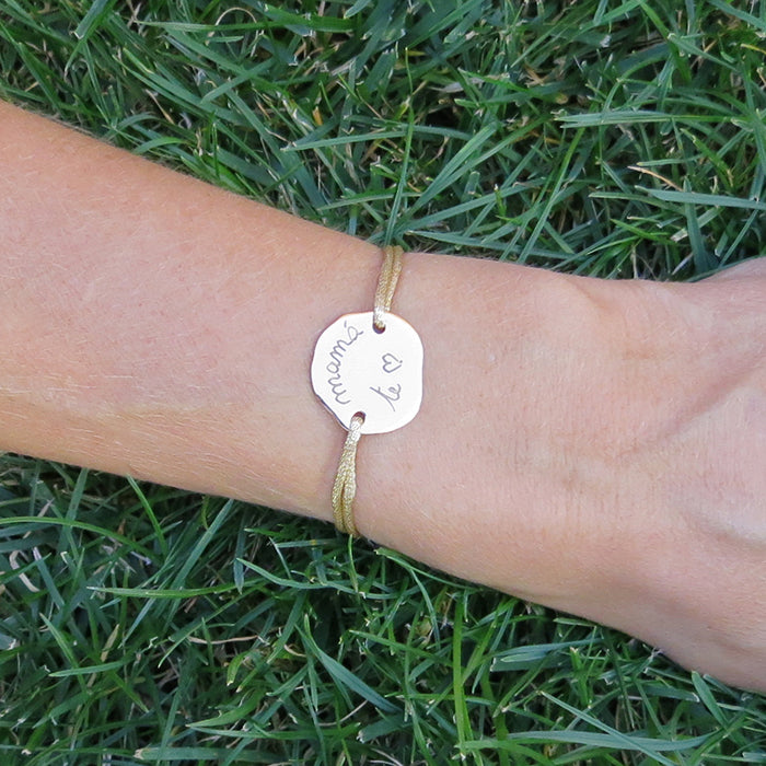Pulsera Charco oro Personalizado HOPS regalo para mamá día de la madre 