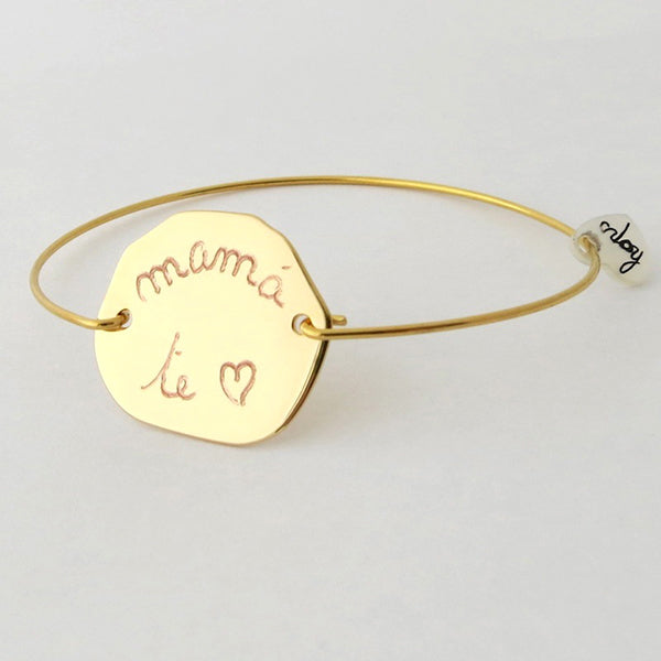 Pulsera hilo oro Charco oro Personalizado HOPS