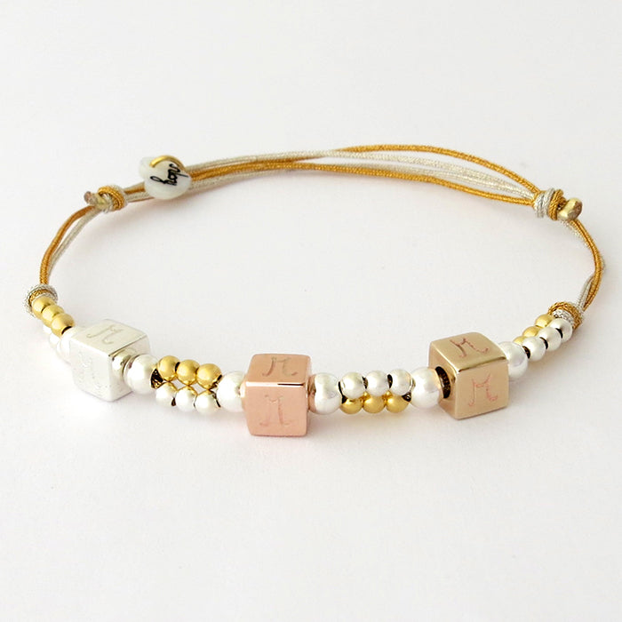 Pulsera Personalizado Burbujas Cubitos HOPS regalo para niñas y mujeres