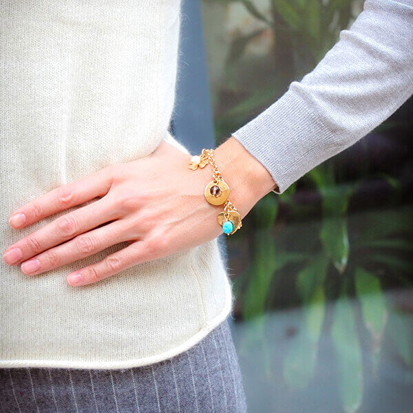 Pulsera Maille Sidonie Charms Personalizada HOPS