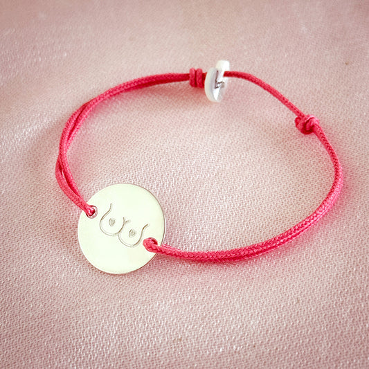 Pulsera Mini Hector Solidaria Cáncer de mama Personalizado HOPS