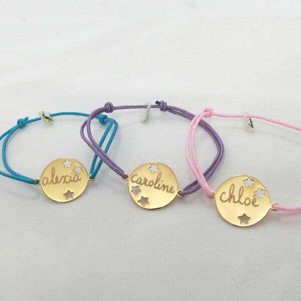 Pulsera Estrellitas oro Personalizado HOPS