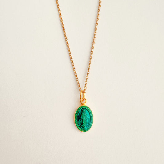 Collar Virgen Milagrosa cadena