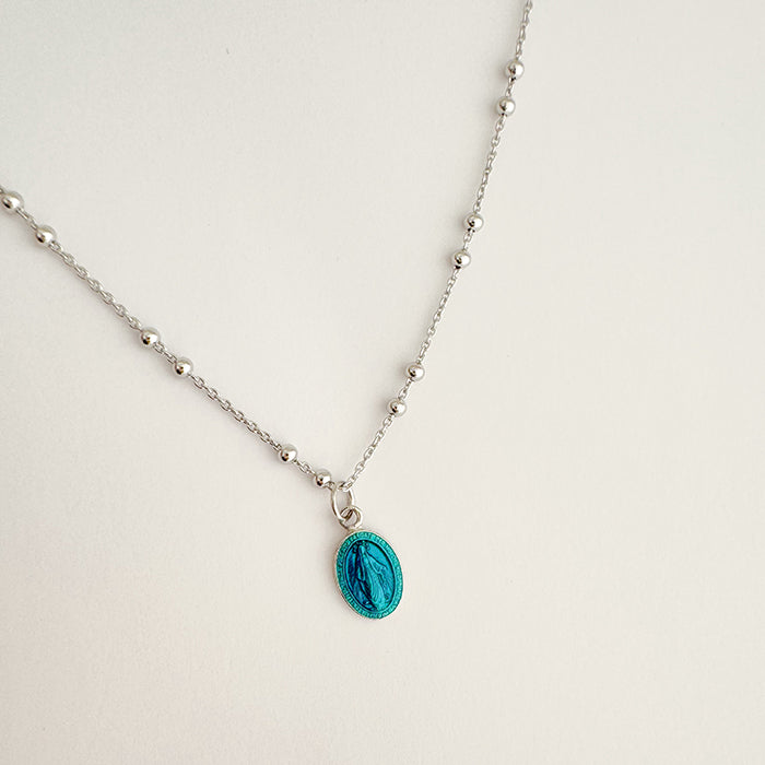 Collar Virgen Milagrosa cadena