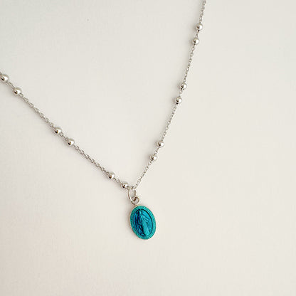 Collar Virgen Milagrosa cadena
