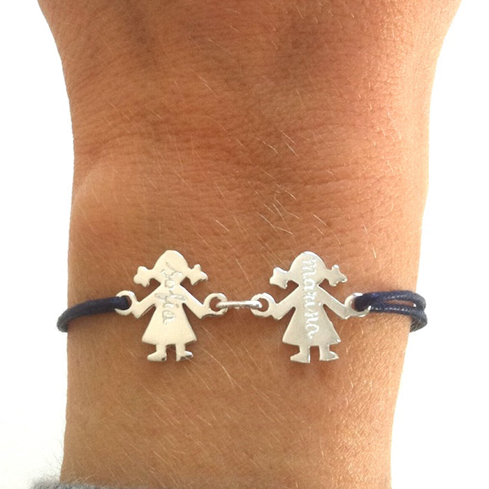 Pulsera Gordo Gorda niñas plata Personalizado HOPS regalo para mamá día de la madre