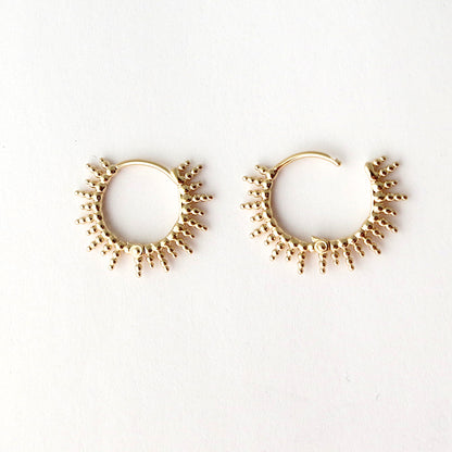 Pendientes Aros Sol regalo para mujeres y adolescentes HOPS