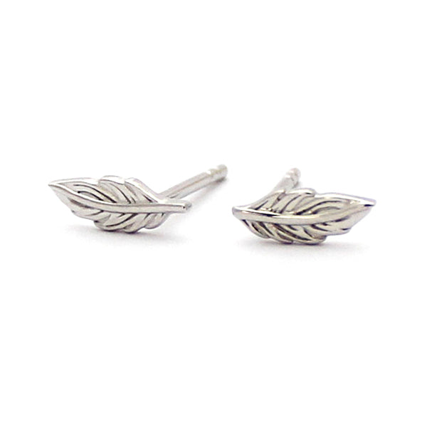 Pendientes Plumas plata HOPS