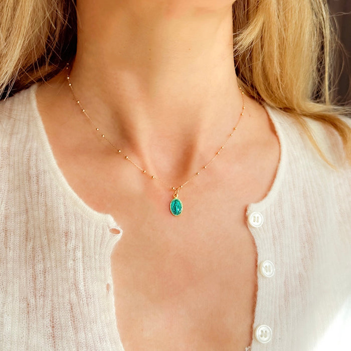 Collar Virgen Milagrosa cadena