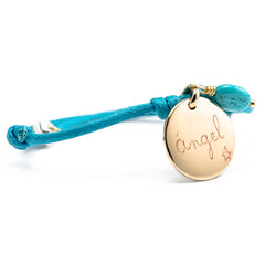 Pulsera Sidonie personalizada con piedra semi preciosa turquesa