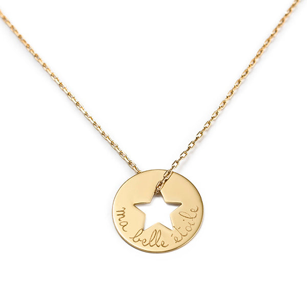 Collar Diana Estrella cadena oro personalizado HOPS