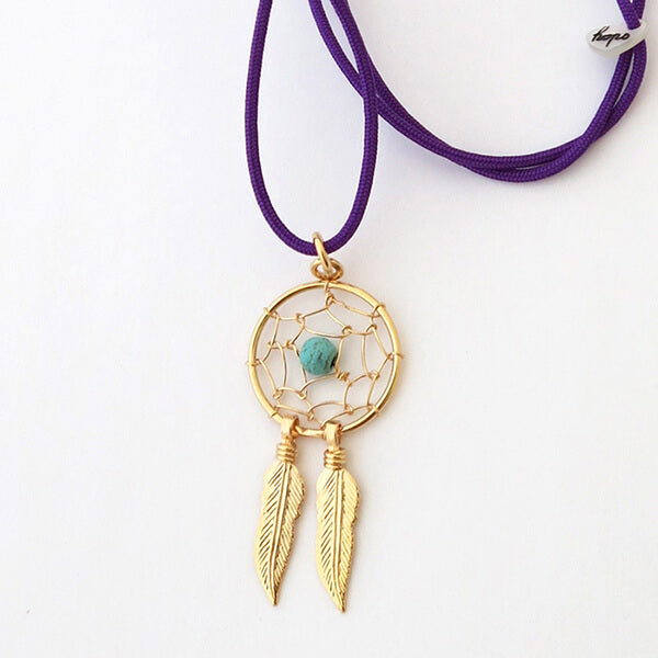 Collar Dream Catcher cordón Personalizada HOPS