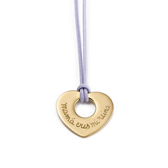 Collar Diana Corazón regalo madres adolescentes niñas personalizado HOPS
